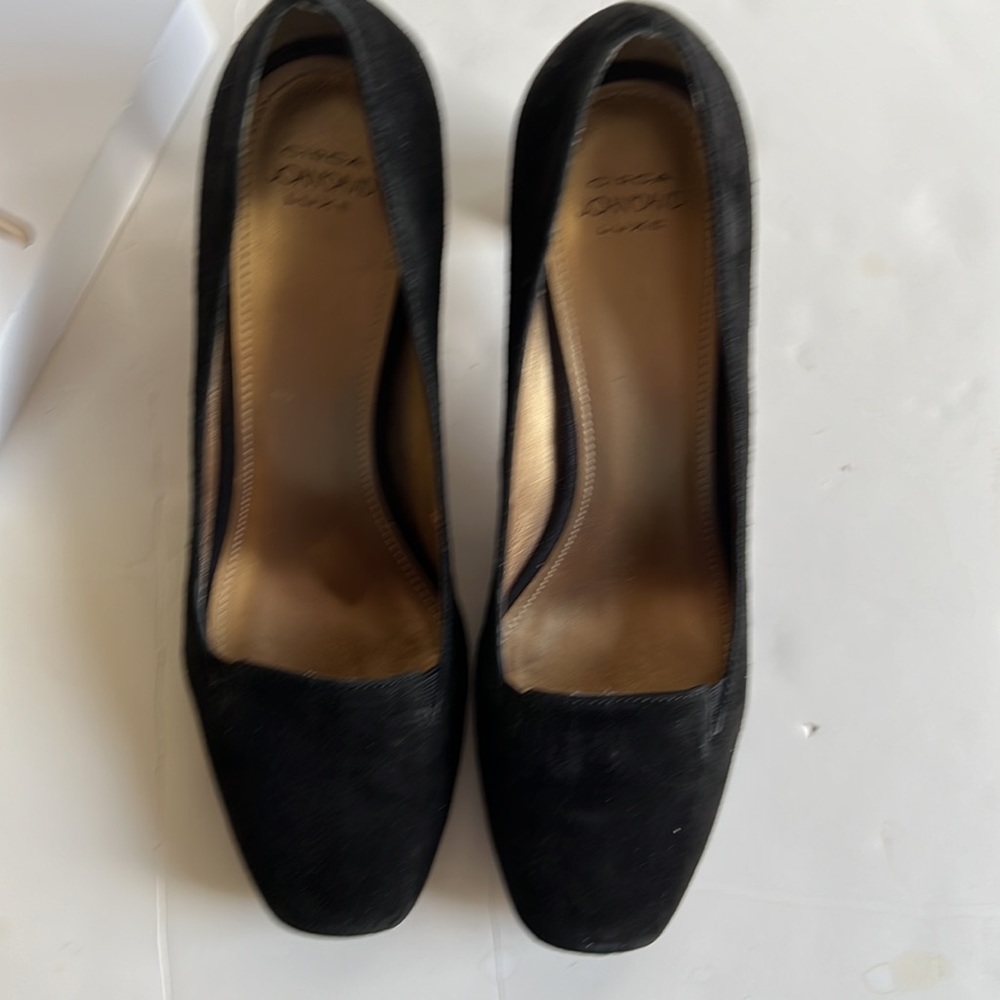 Circa Joan & David Women’s Black Suede Pumps. Size 10 - Picture 7 of 8
